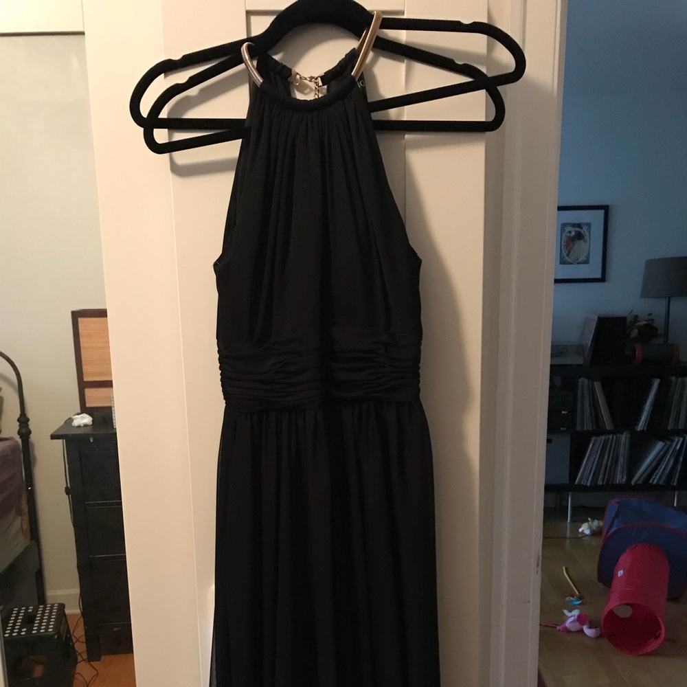 Black cocktail dress